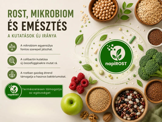 Bélflóra, rost és vastagbél-egészség: miért beszél erről most mindenki?