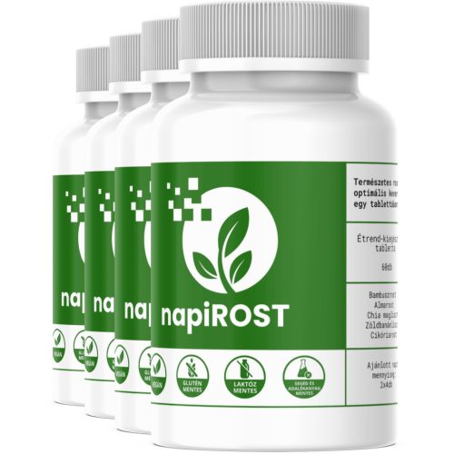 napiROST ALAP – Rosttabletta csomagban (4 doboz)